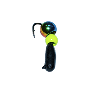 М/в "Гвоздик Тандем (яйца) chartreuse/metallic rainbow" 2мм ~0,6г. (10шт.) Арт.617